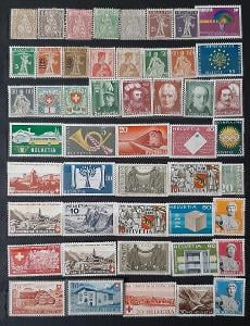 Sbírka poštovnich známek Švýicarsko od 1890 r. A-4