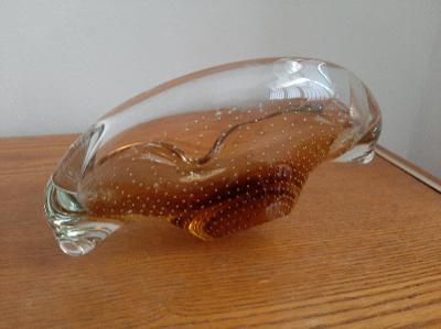 Luxusní popelník z hutního skla - Jan Juda