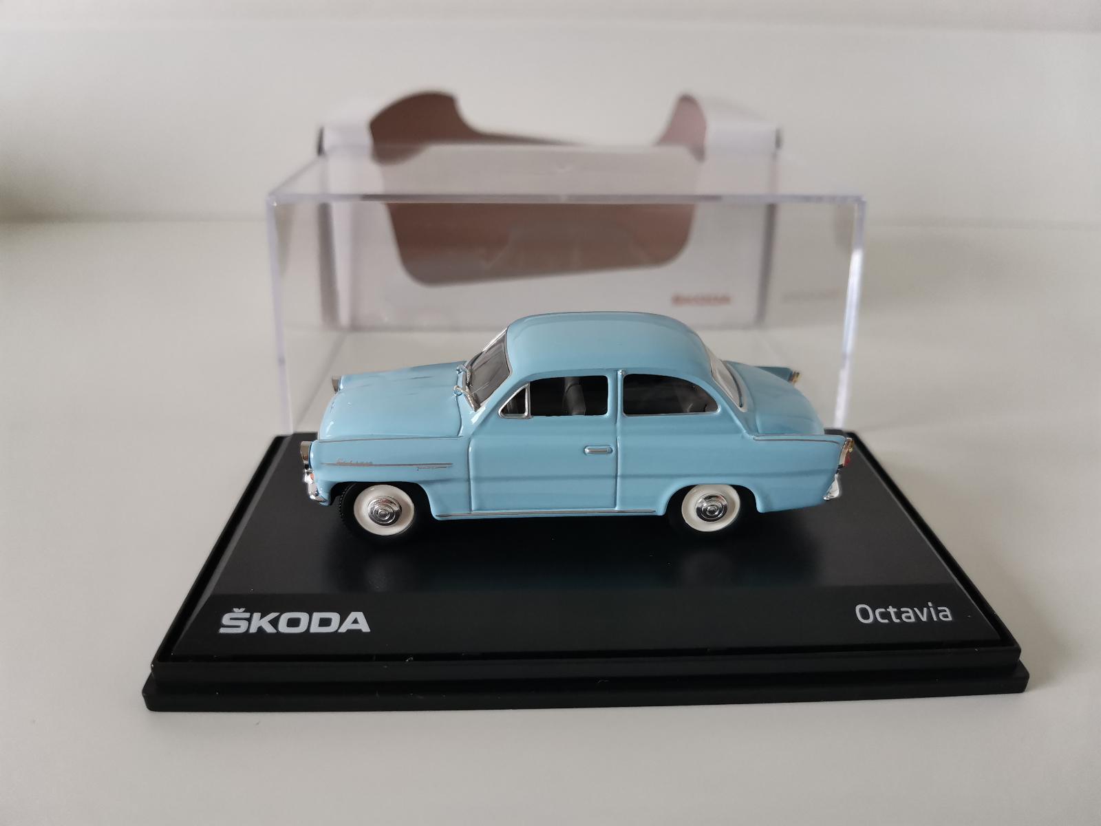 ABREX Škoda Octavia Touring Sport (1962) svetlo modrá, reedícia, 1:43 - Modely automobilov