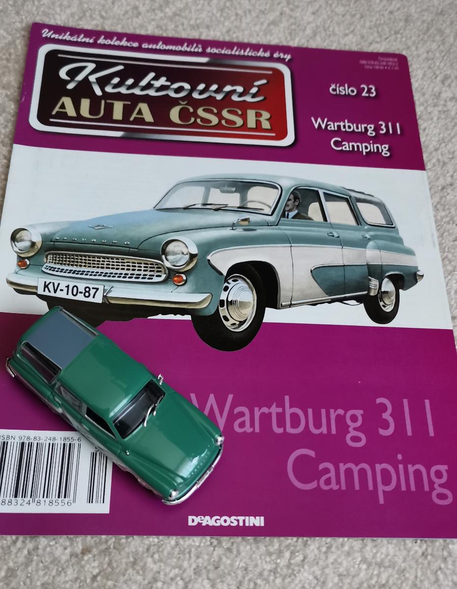 Model DeAgostini 1:43 - WARTBURG 311 Camping - vrátane časopisu - Modely automobilov