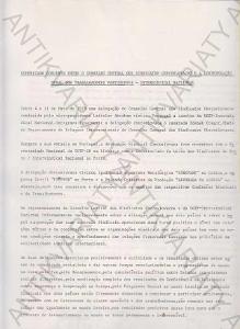 Orig. dokument v portugalštině s podpisy 1978