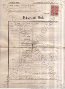 Úřední dokumenty - konvolut 10 ks Václav Černý