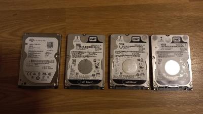 4 x HDD pro notebooky