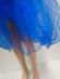 Dámska modrá tylová sukňa spodnička, M, L, XL, - Dámske oblečenie