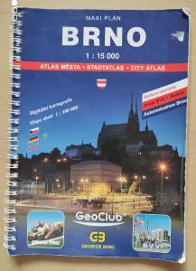 BRNO-maxi plán města 1997-8