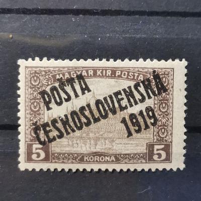 Známka ČSR PČ 1919 , 5K, Pof.117*  [6776]