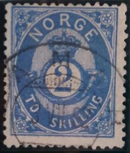 Známka Norsko, 2 skilling, Mi.17a#  [4693]