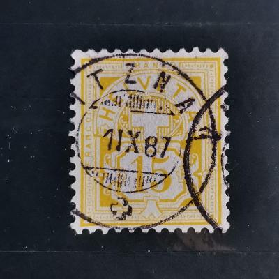 Známka Švýcarsko, 15(C), Mi.49#  [7707]