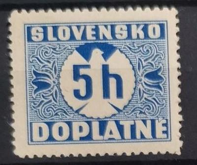 Známka Slovenský štát, Pof.D1y*  [5793]