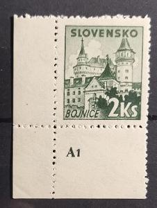 Známky s deskovým číslem Slovenský štát, Pof.55**  [5902]