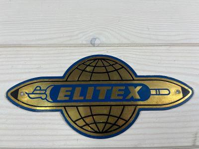 Stará reklamní plechová cedule ELITEX