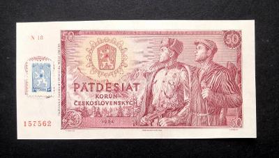 50 korun 1964+kolek "KUBANSKA KRIZE" v luxusnim stavu UNC  RR  vzacna