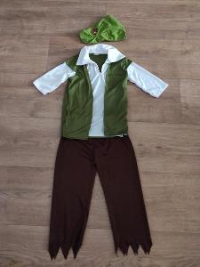 Karnevalový kostým Robin Hood vel. 5 - 6 let
