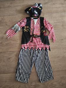 Karnevalový kostým Pirát vel. 4 - 6 let