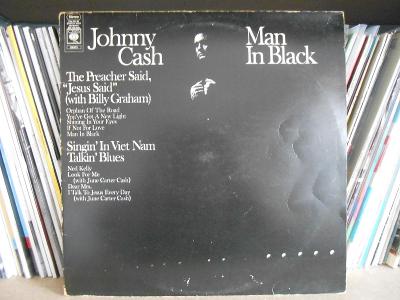 Johnny Cash – Man In Black LP 1971 vinyl UK 1.press cleaned EX+