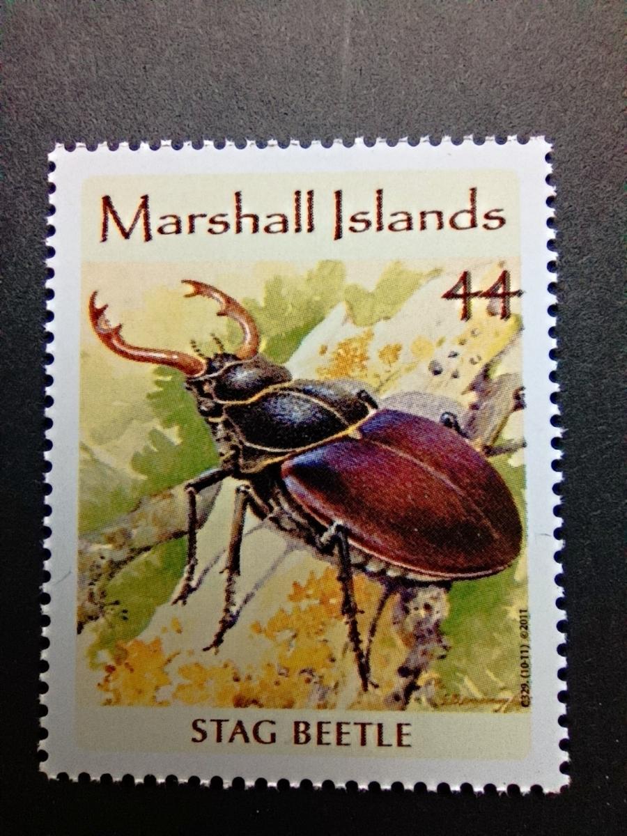 Marshallove ostrovy 2011 - Hmyz - Roháč obyčajný - Tematické známky
