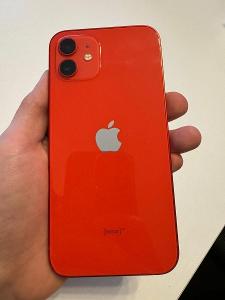 iPhone 12 64GB RED, Kompletní balení, Záruka 1,5 roku, TOP stav