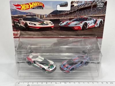 2-pack premium Hot Wheels - '16 Ford GT Race + '16 Ford GT Race
