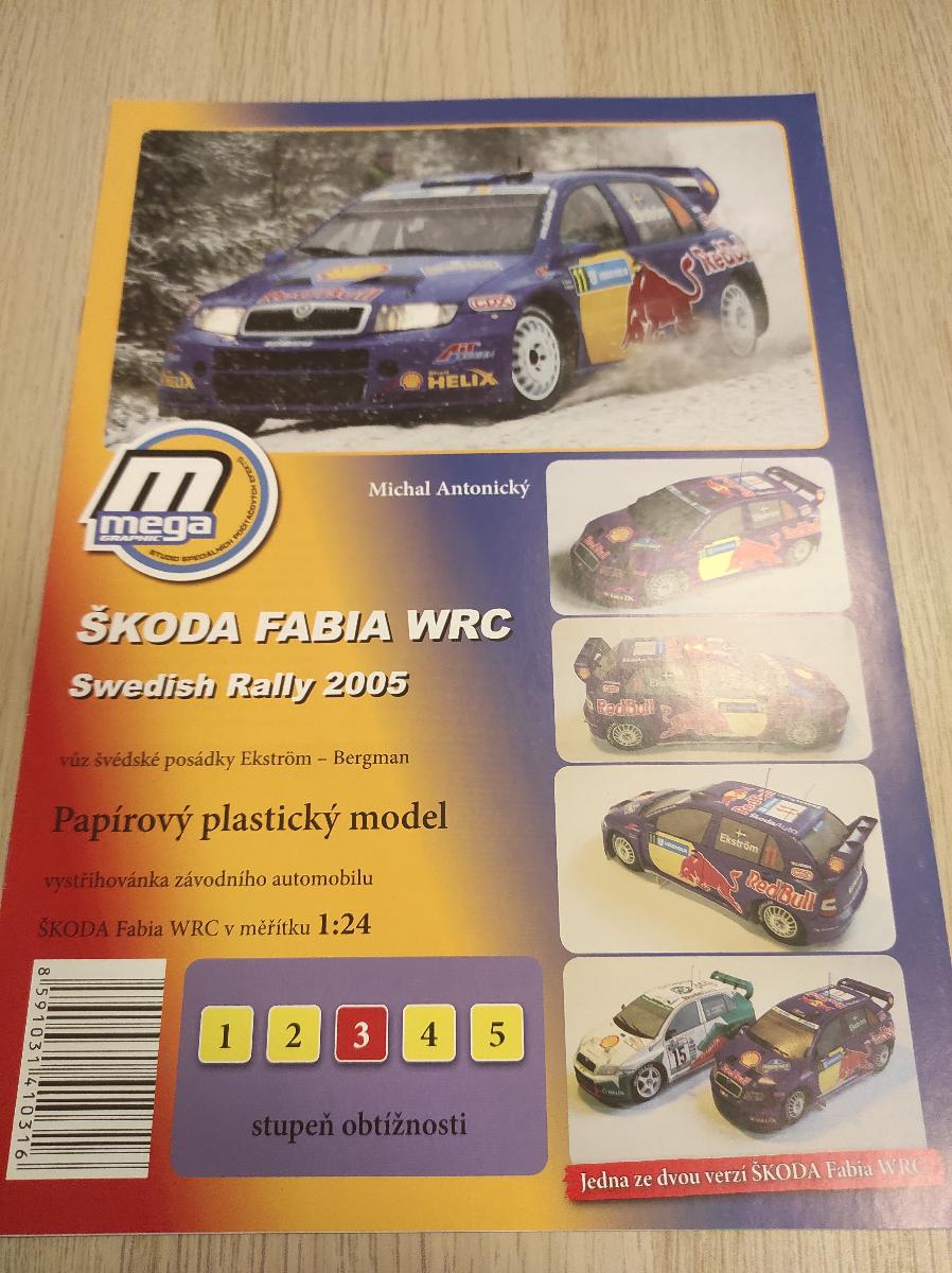 MEGAGRAPHIC - Škoda Fabia WRC 1/24 - Modelárstvo