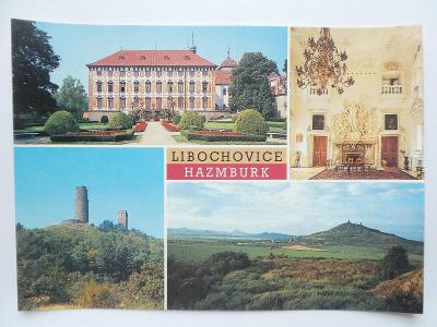hrad HAZMBURK -LIBOCHOVICE - zámek, Klapý, Třebenice, Litoměřice  