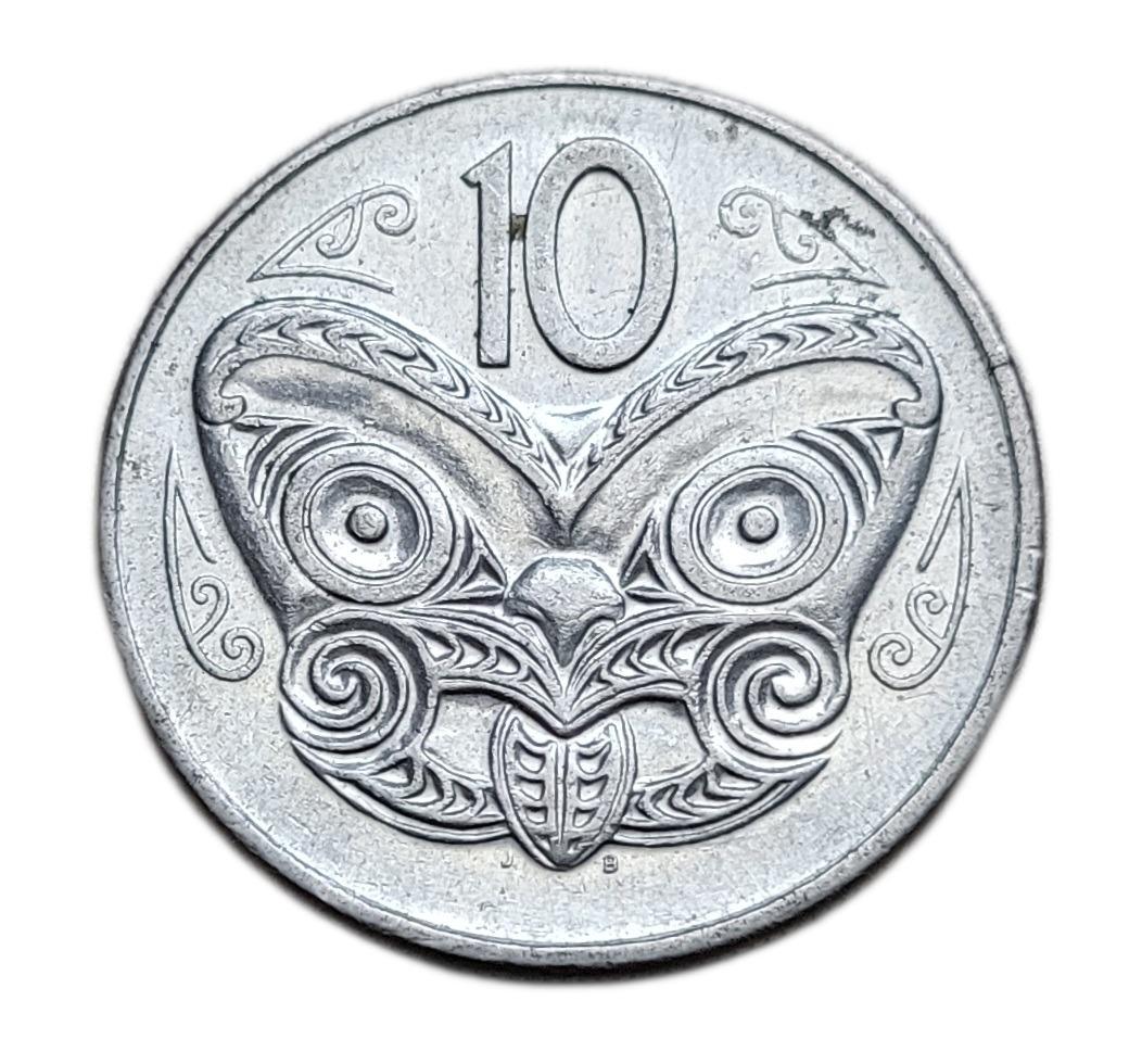 ✅Nový Zéland 10 centov 1982 - Dolár (1967 - 2023) - Zberateľstvo