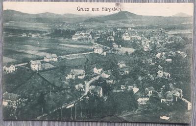 Sloup v Čechách - Bürgstein b. Haida - pohled na město - 1905