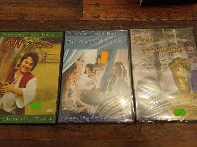 DVD Pohádky různé 3 ks