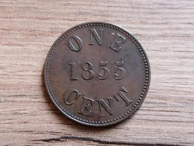 Kanada 1 Cent 1855 koloniální mince kolonie Prince Edward Island