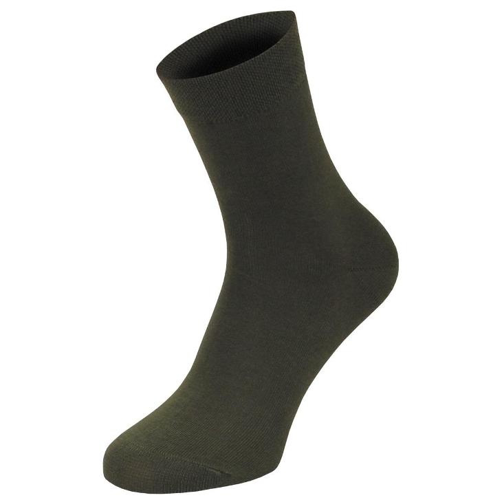 Priedušné ponožky OEKO olivové veľkosť 39-41 - Cyklistika