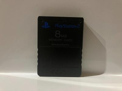 PS2 Originální 8MB Pamětová Karta - černá