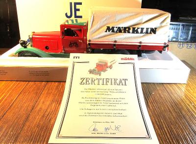 Marklin - LKW 1992+ certifikát