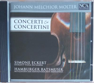CD - Johann Melchior Molter:  Concerti & Concertini  (nové ve folii)