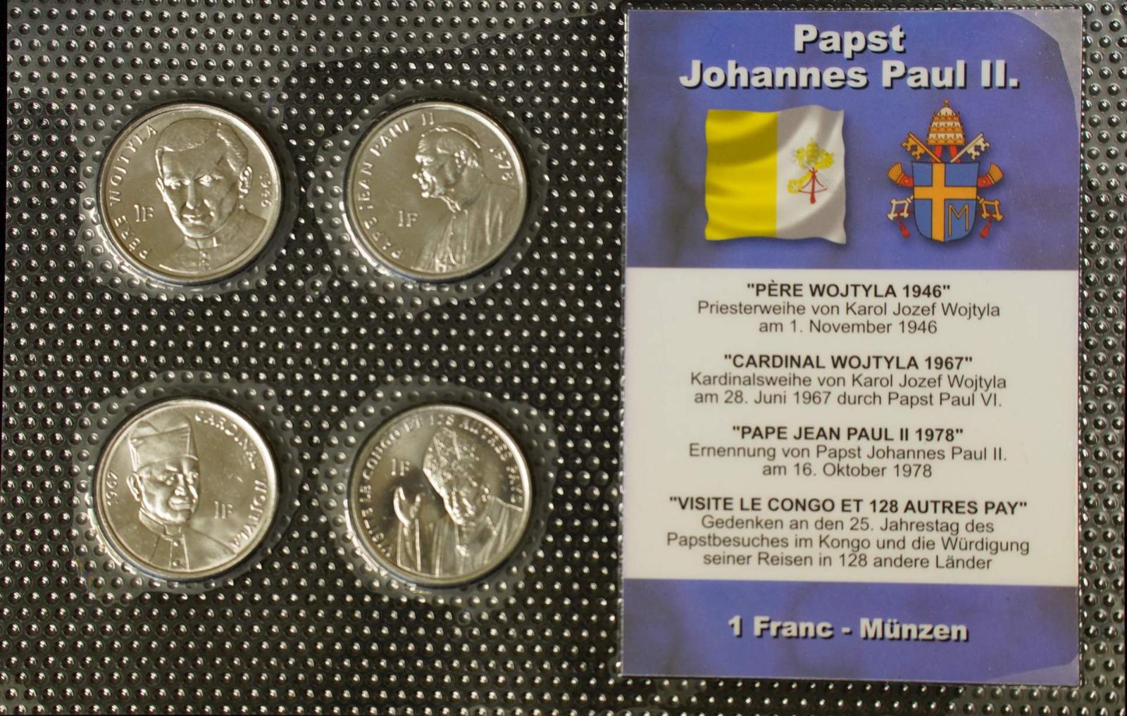Súprava Kongo - Pápež Ján Pavol II. - Zberateľstvo