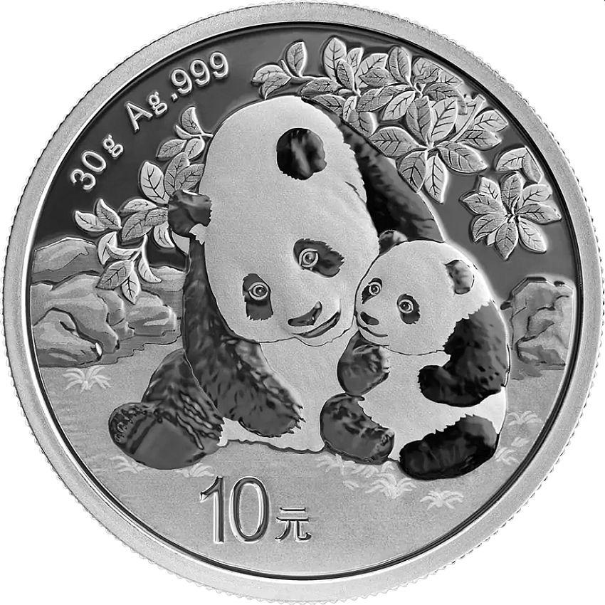 Strieborná minca 30g China Panda 2024 - Numizmatika