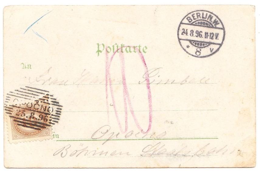 Berlín, výstava 1896, Nemecko, Deutschland - Pohľadnice