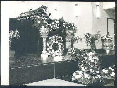 Krematorium Karlovy Vary interier 1976