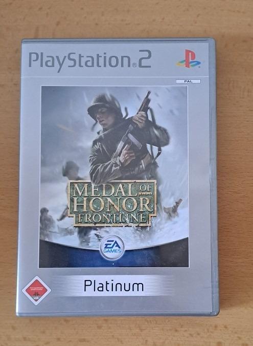 Originálna hra PS 2 - PLATINUM MEDAL OF HONOR FRONTLINE - nemecká hra - Hry