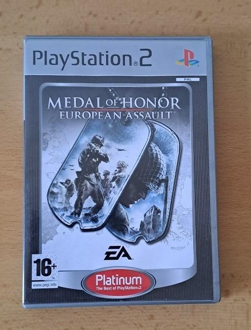 Originálna hra PS 2 - PLATINUM MEDAL OF HONOR EUROPEAN ASSAULT - Hry