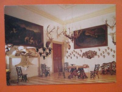 Úsov - hrad - lesnicko - lovecké muzeum - čistá pohlednice