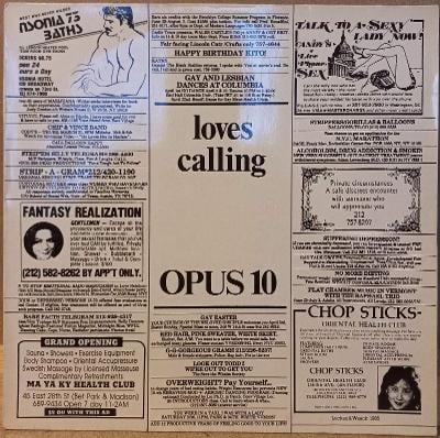 Opus 10 - Loves Calling, 1985 EX