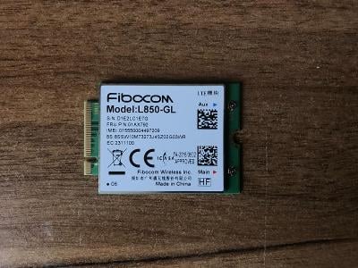 Lenovo 4G modem, Fibocom L850-GL