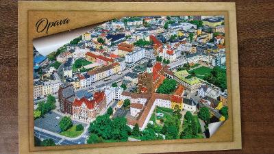 město Opava - letecký pohled