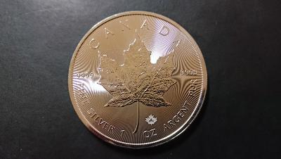 Strieborná investičná minca Canada 1 oz Ag 999/1000 5 USD 2022