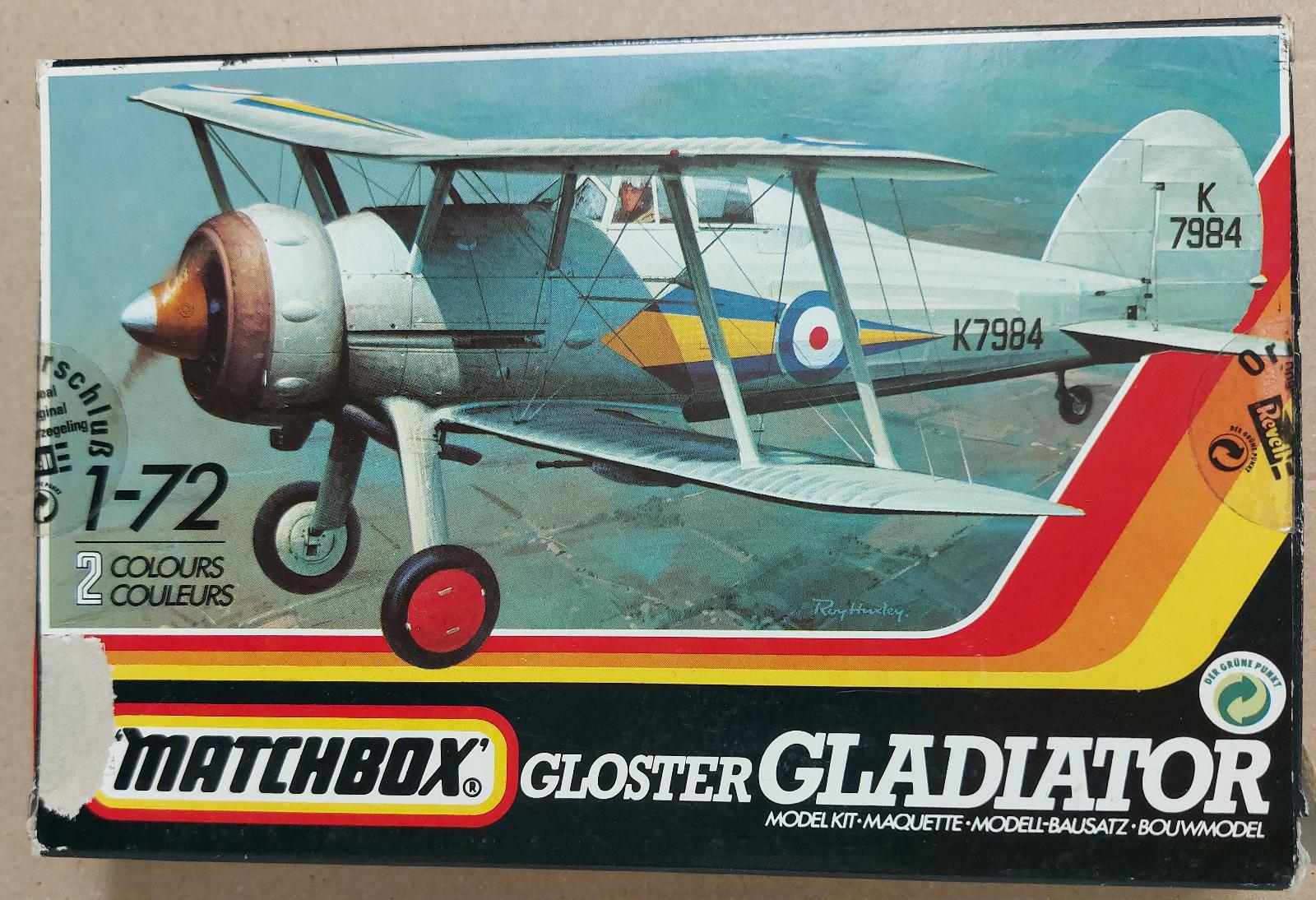 Matchbox - Gloster Gladiator Mk.I 1:72, (1986) | Aukro