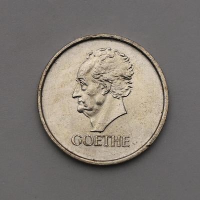 Stříbrná 3 Reichsmark 1932 A - Goethe - Super Stav!