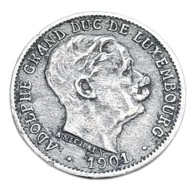 ✅Lucembursko 5 centimů 1901 - Lucemburské velkovévodství (1854 - 1917)