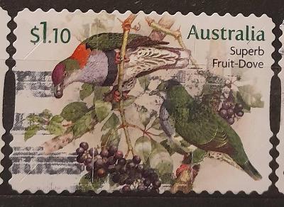 Austrálie, 2021, série dívocí holubi, samolepicí