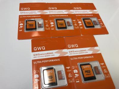 5ks Nové Micro SD karty 64Gb + adaptéry