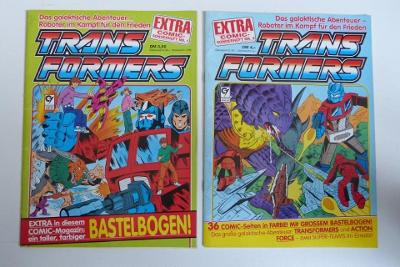 Transformers Extra – starý německý komiks - 2 ks