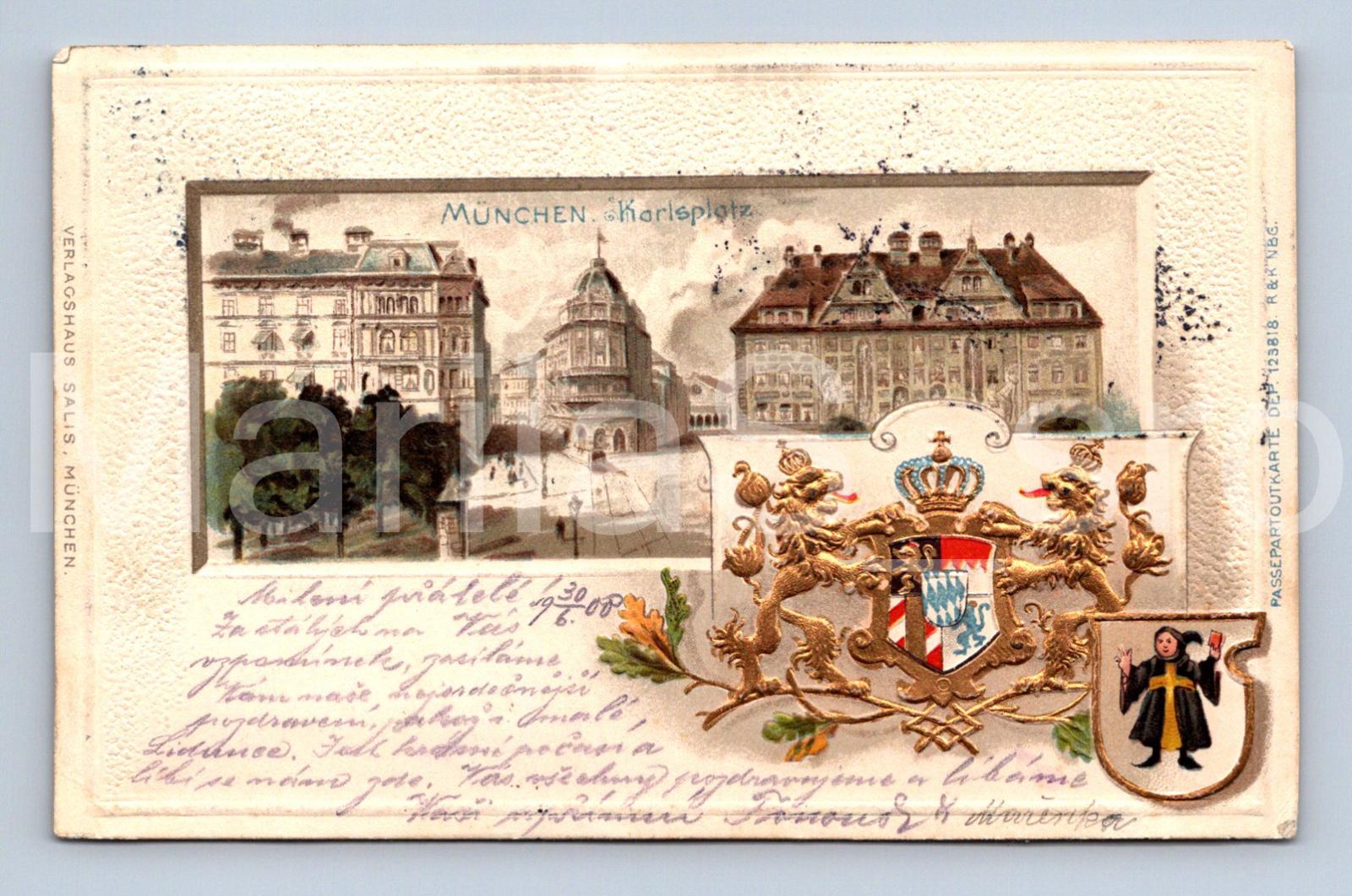 Pohľadnica MÜNCHEN - dlhá adresa (ST16511) - Pohľadnice